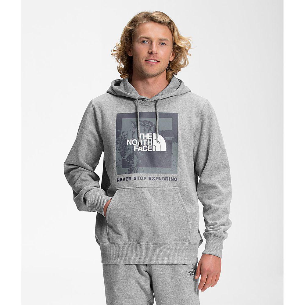 The North Face Recycled Climb Graphic Ανδρικα Φούτερ Hoodie - Γκρι (TUGR12506)